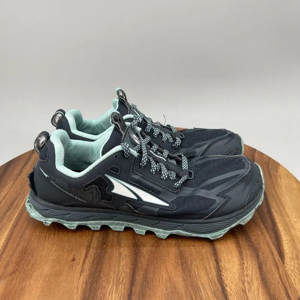 Altra Lone Peak 4.5 Shoes Womens Size 8.5 Gray Trail Running Comfort Hiking